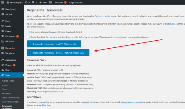 Cách tạo lại ảnh thumbnails trong WordPress 3 imager_2